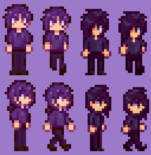 Sprites Inspired by Nyapu's Portraits at Stardew Valley Nexus - Mods ...