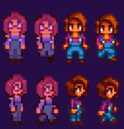 Sprites Inspired by Nyapu's Portraits at Stardew Valley Nexus - Mods ...