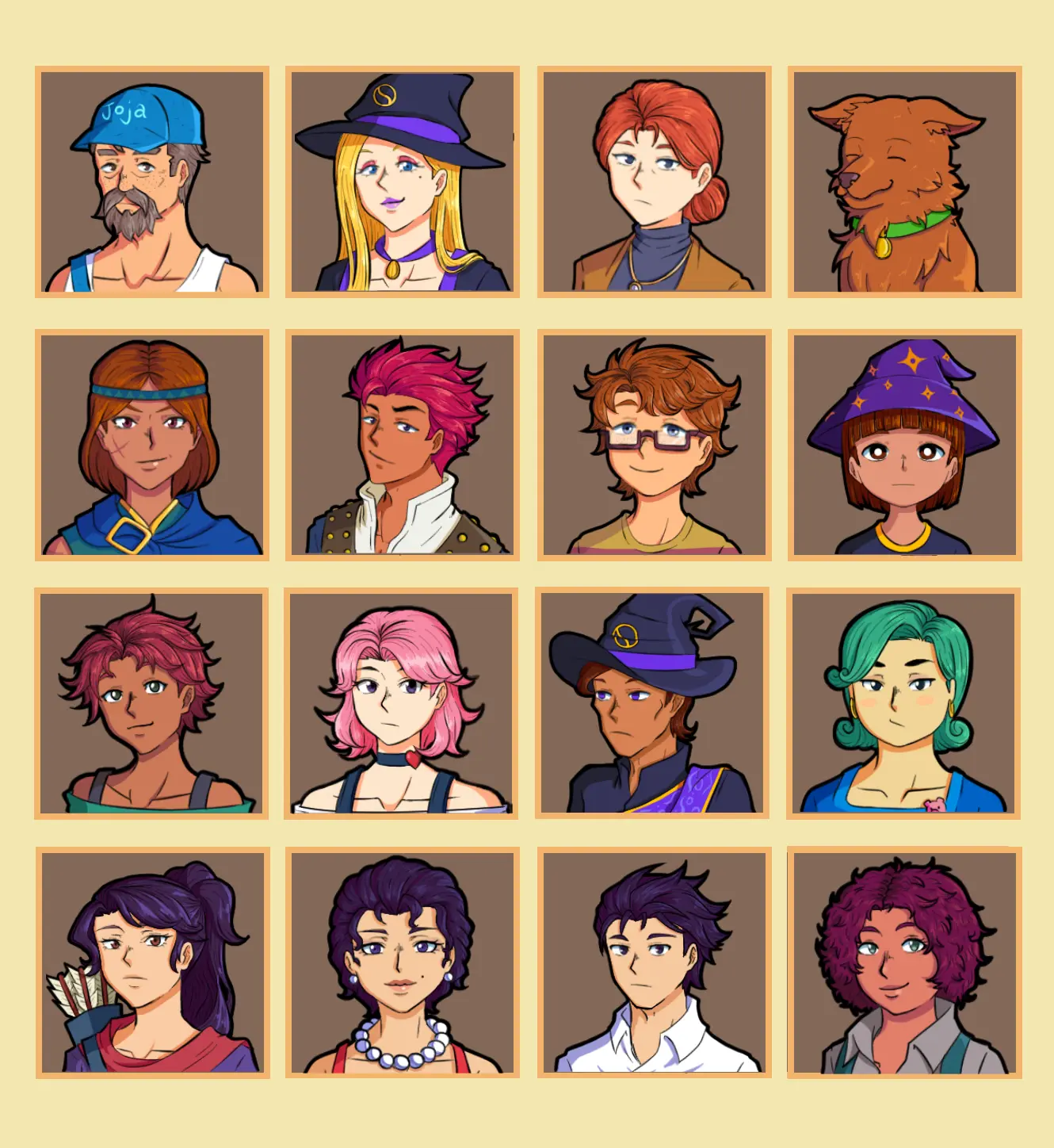 (CP) Dacar Stardew Valley Expanded anime style portraits at Stardew ...