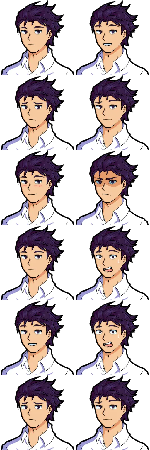 CP) Dacar Stardew Valley Expanded anime style portraits at Stardew Valley  Nexus - Mods and community