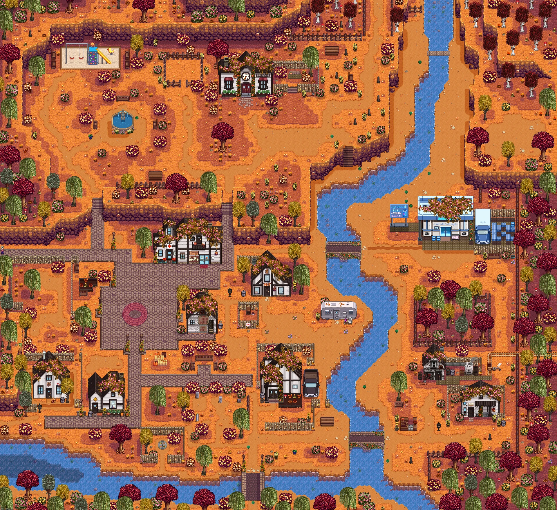 OBSOLETE - Flower Valley - Town and Farm Buildings ReDesign at Stardew ...