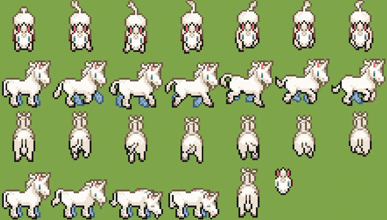 Medieval Unicorn by Nighty_EXPANSION - no saddle at Stardew Valley ...