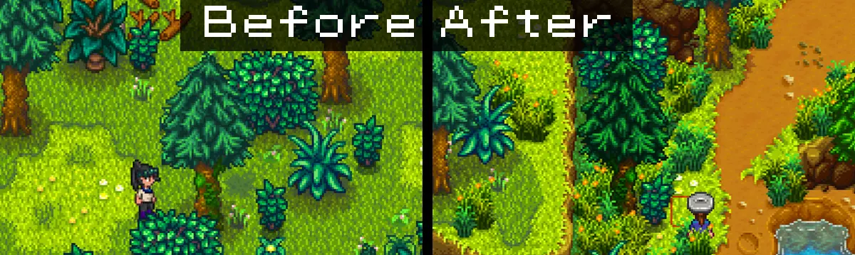 Moss Covered Tree Recolor at Stardew Valley Nexus - Mods and community