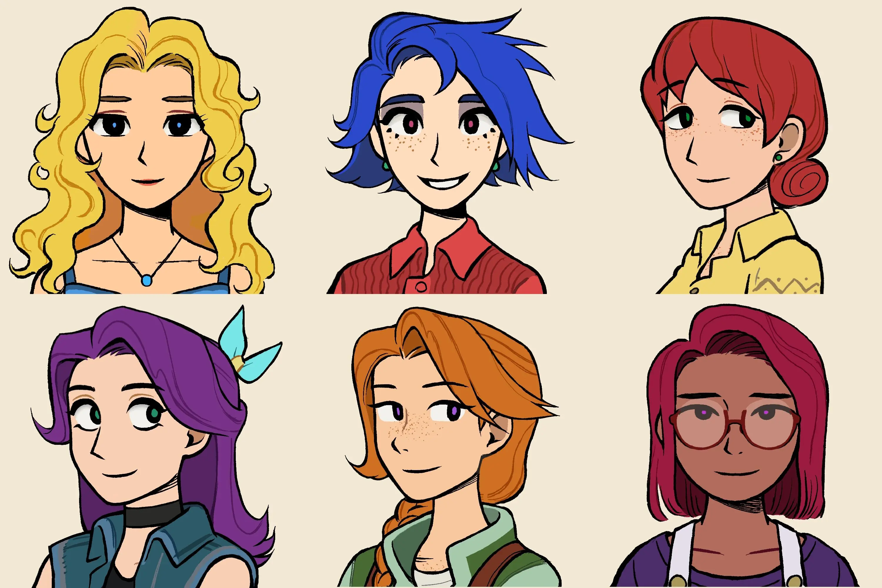 Bullety's Girls Portrait Mod At Stardew Valley Nexus - Mods And Community