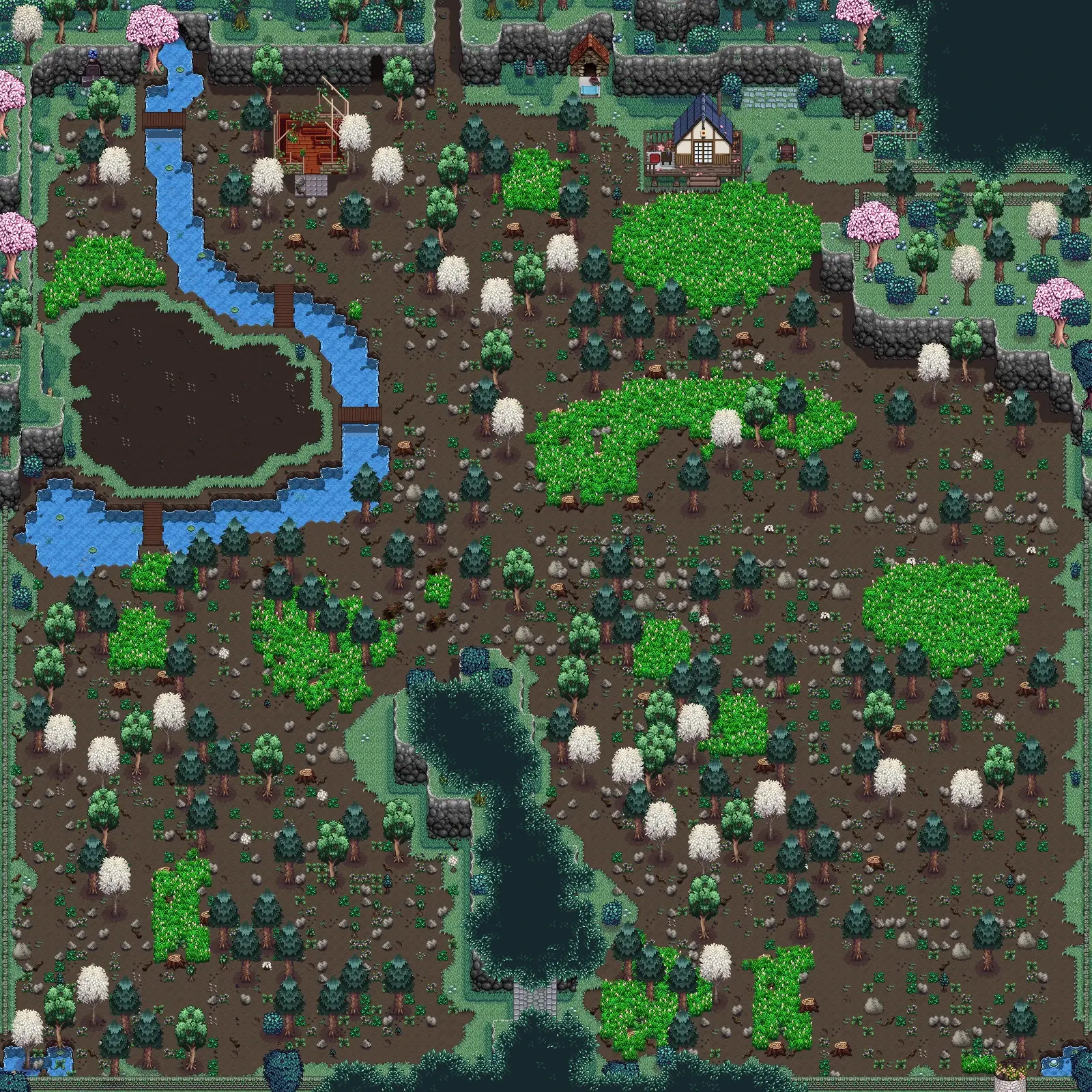 Ace's Expanded Farms (fixed Bus Stop Warp) At Stardew Valley Nexus 