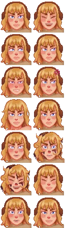 Pugelis Haley Portraits at Stardew Valley Nexus - Mods and community