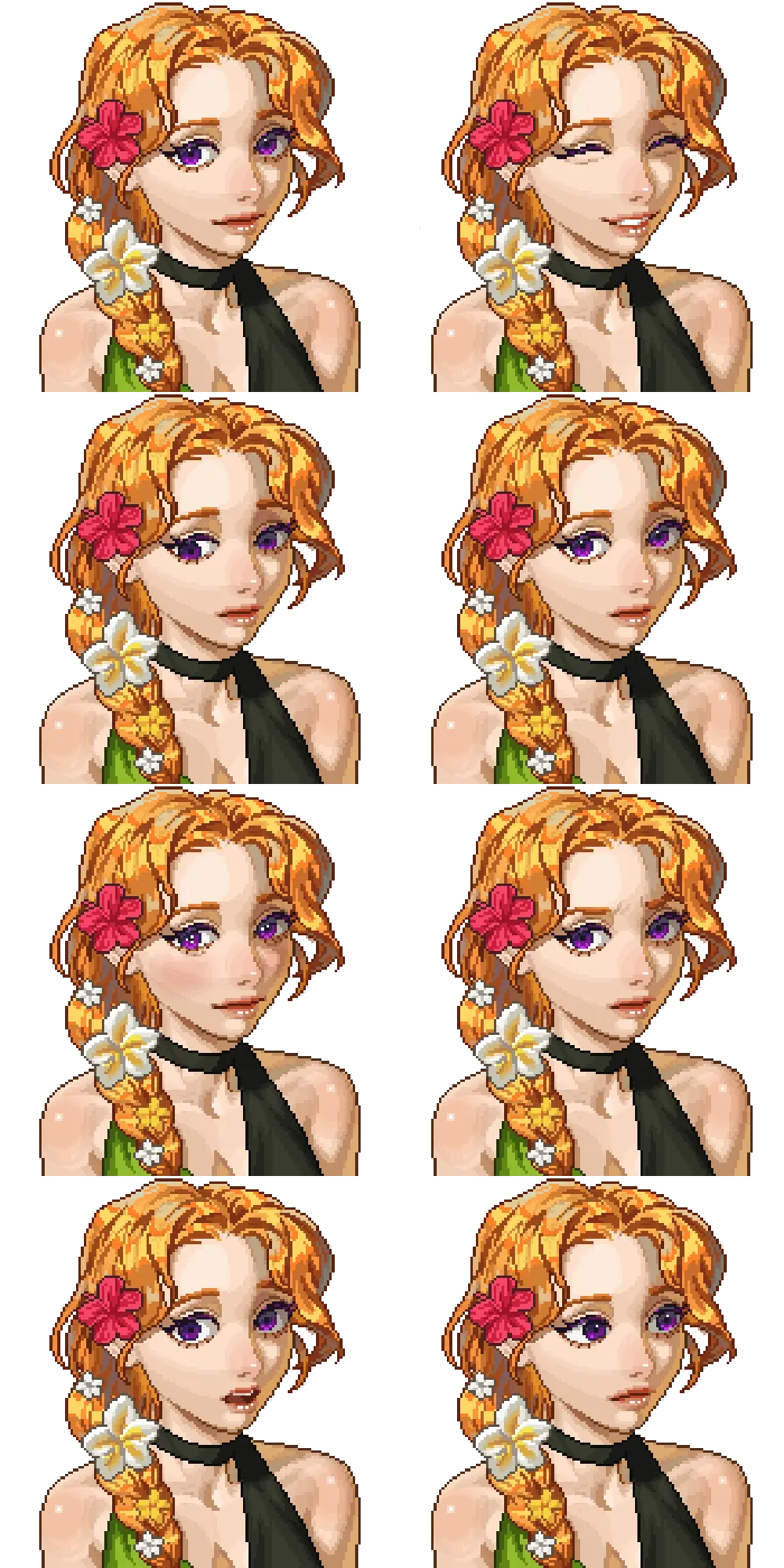 rosesong female HD Portraits - 1.6 Compatible at Stardew Valley Nexus ...