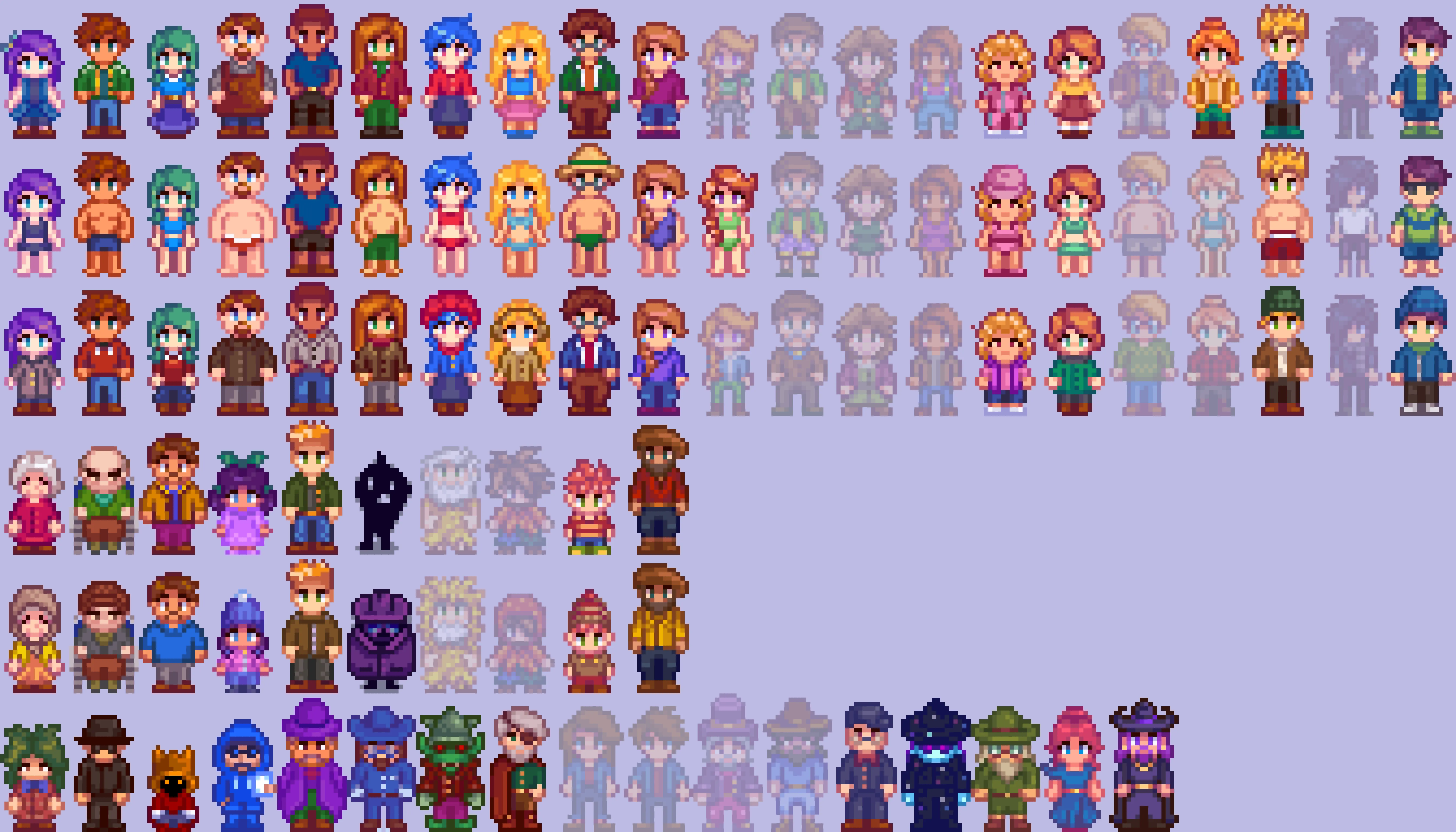 Eunoia's Nyapu Style Sprites at Stardew Valley Nexus - Mods and community