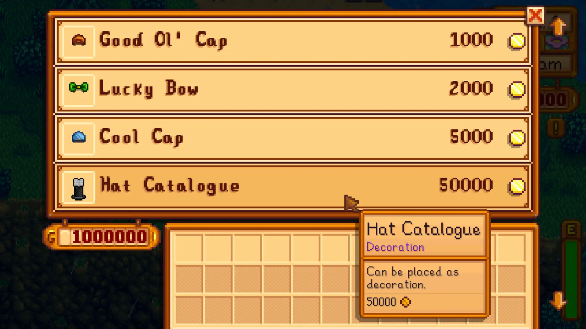 Clothing And Hat Catalogues At Stardew Valley Nexus - Mods And Community