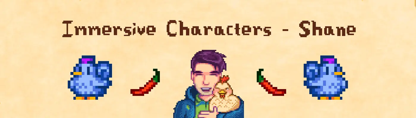 Immersive Characters Shane At Stardew Valley Nexus