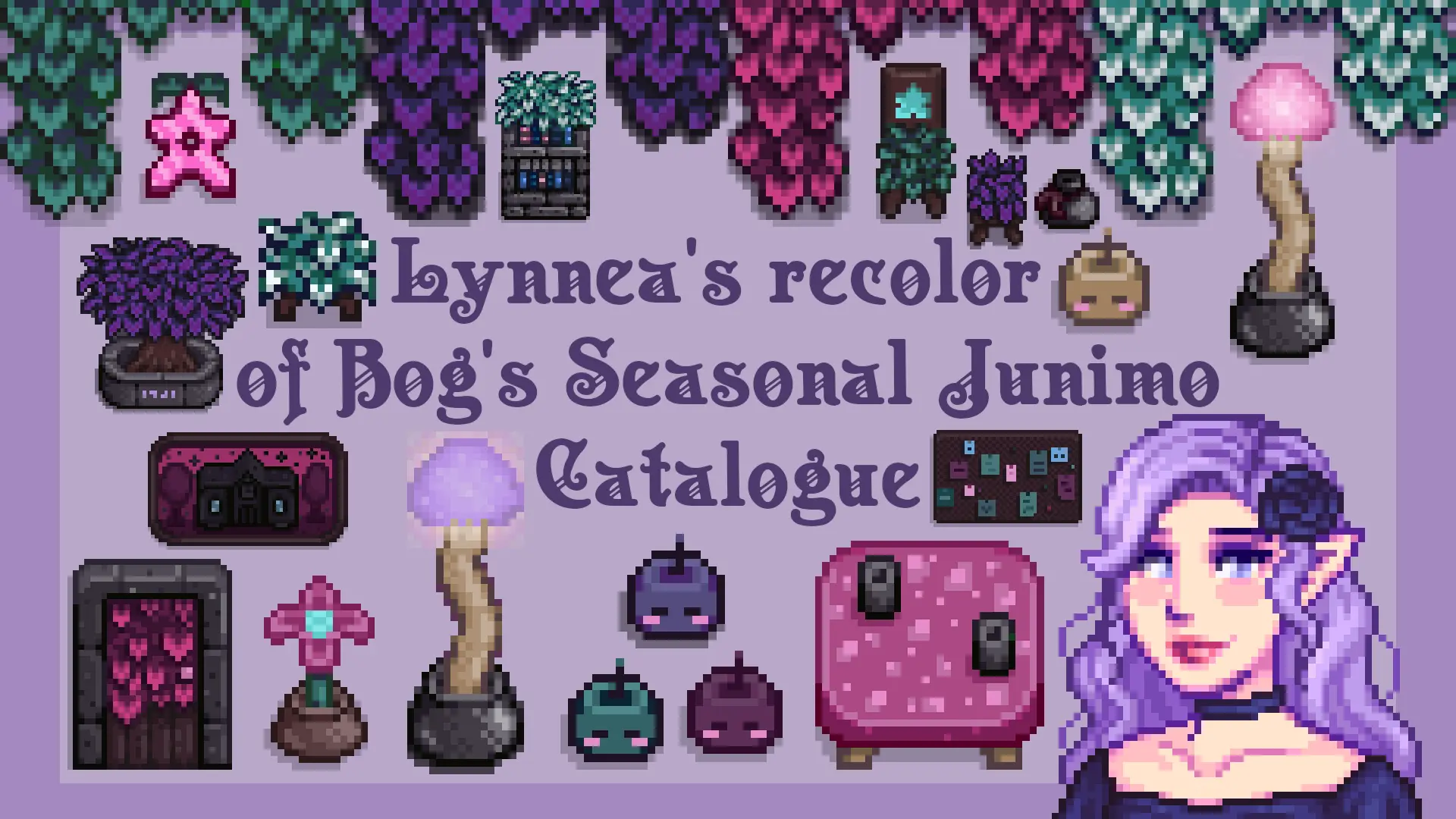 Lynnea's recolor of Bog's Seasonal Junimo Catalogue at Stardew Valley ...