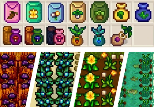 Vanilla Forage Crops and Bushes at Stardew Valley Nexus - Mods and ...