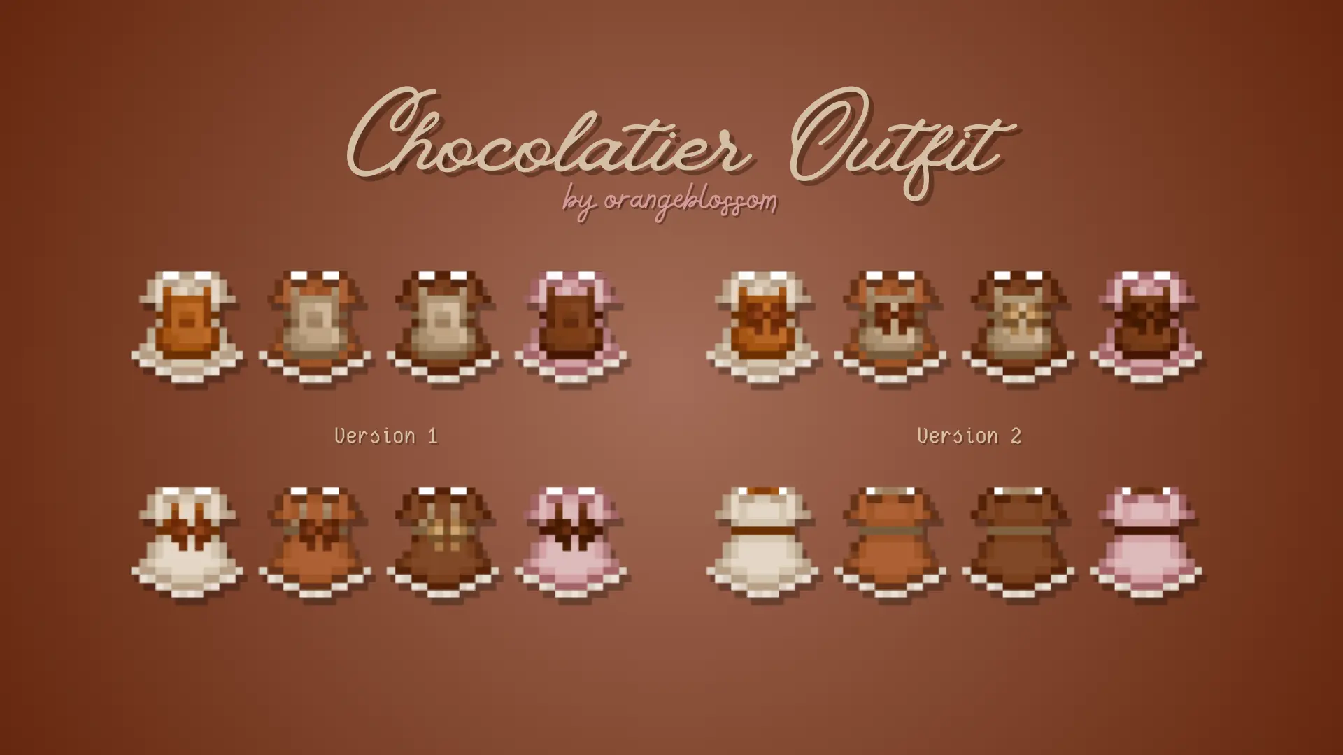 Chocolate Valley - Chocolatier Outfit at Stardew Valley Nexus - Mods ...