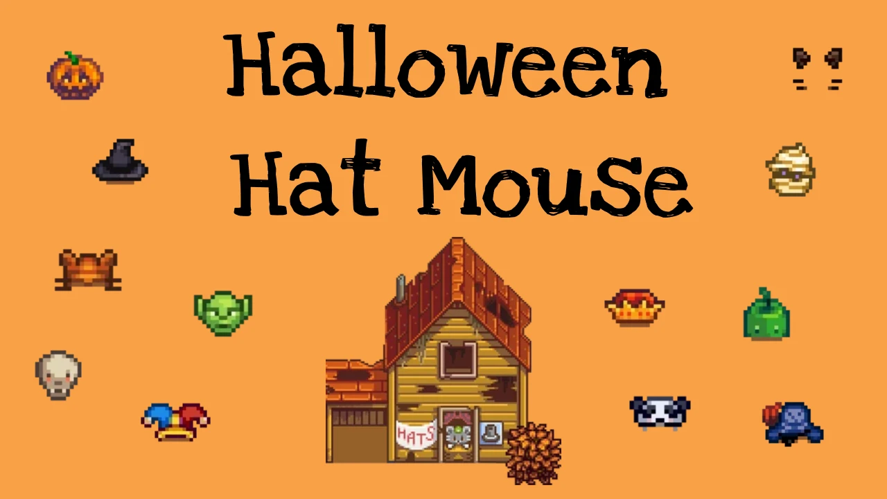 Halloween Hat Mouse at Stardew Valley Nexus Mods and community