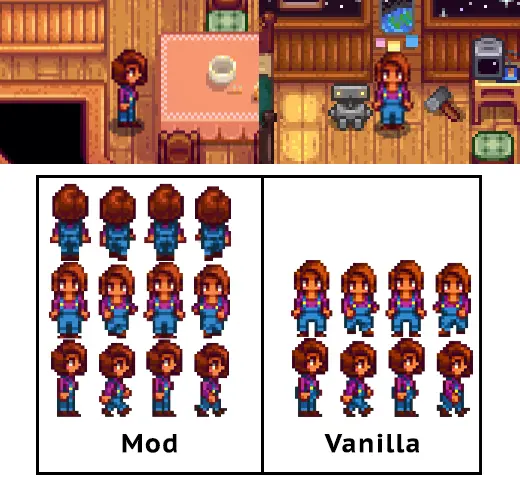 Maru Sprite With Closed Legs At Stardew Valley Nexus Mods And Community 1435