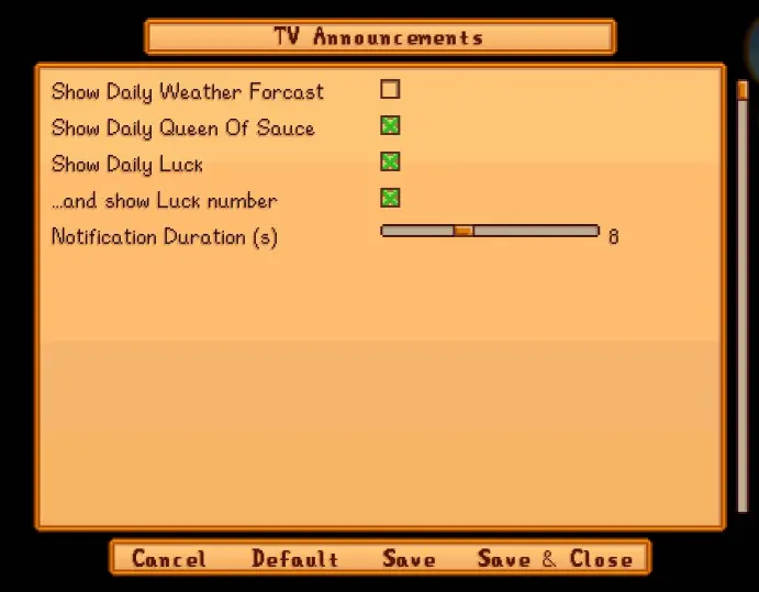 TV Announcements at Stardew Valley Nexus - Mods and community