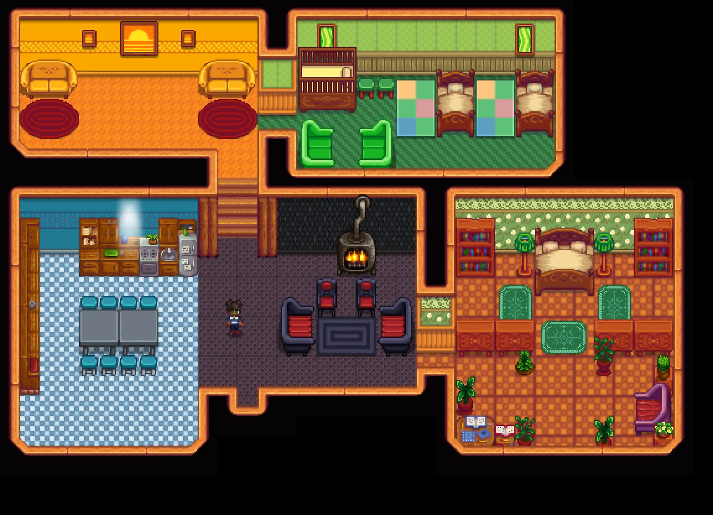 Lumisteria Wallpapers 2 - Custom Wall and Floor at Stardew Valley Nexus ...