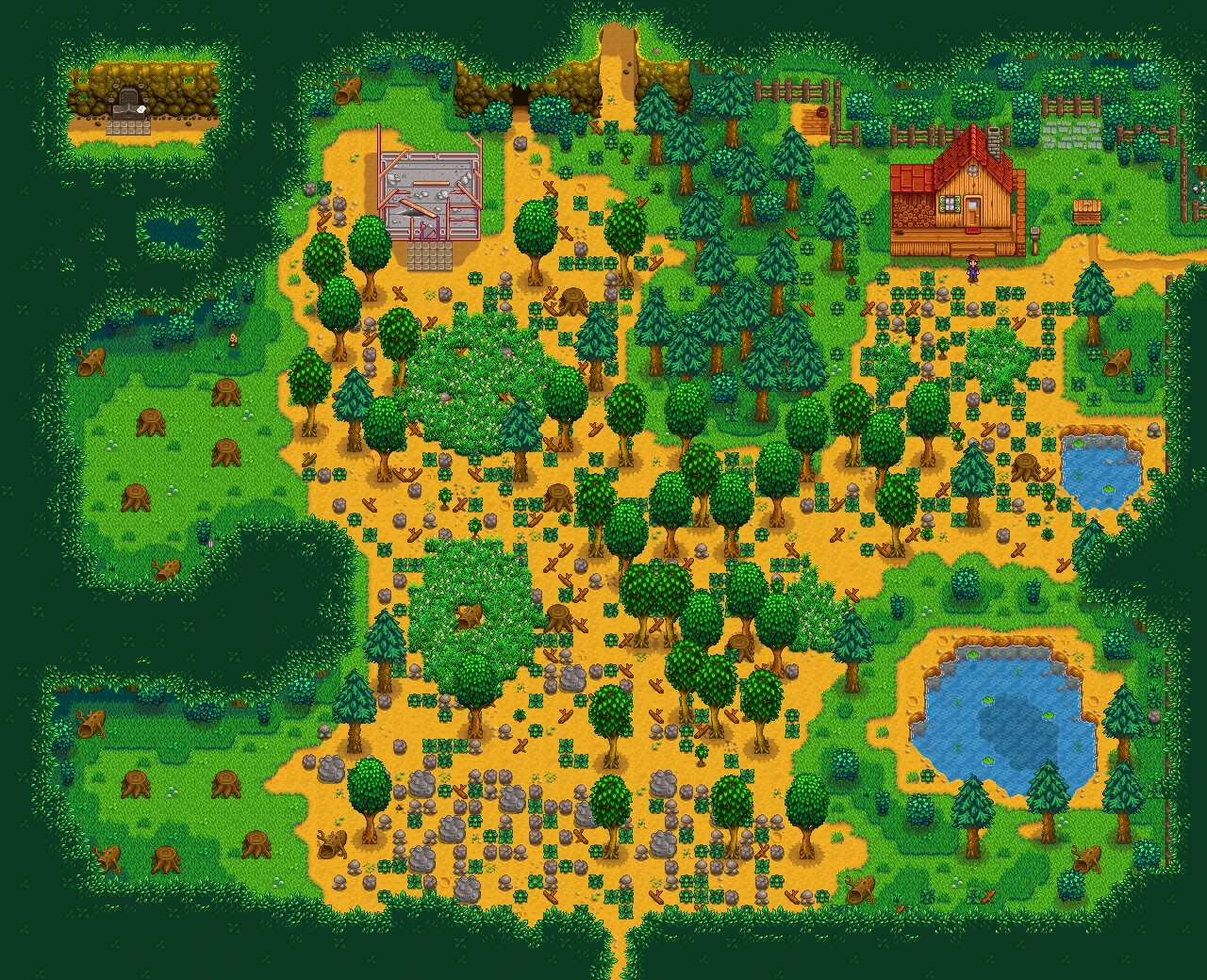 the forest mod api stuck map