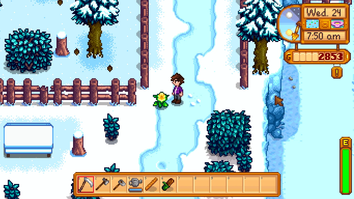 Stardew valley snow yam где найти