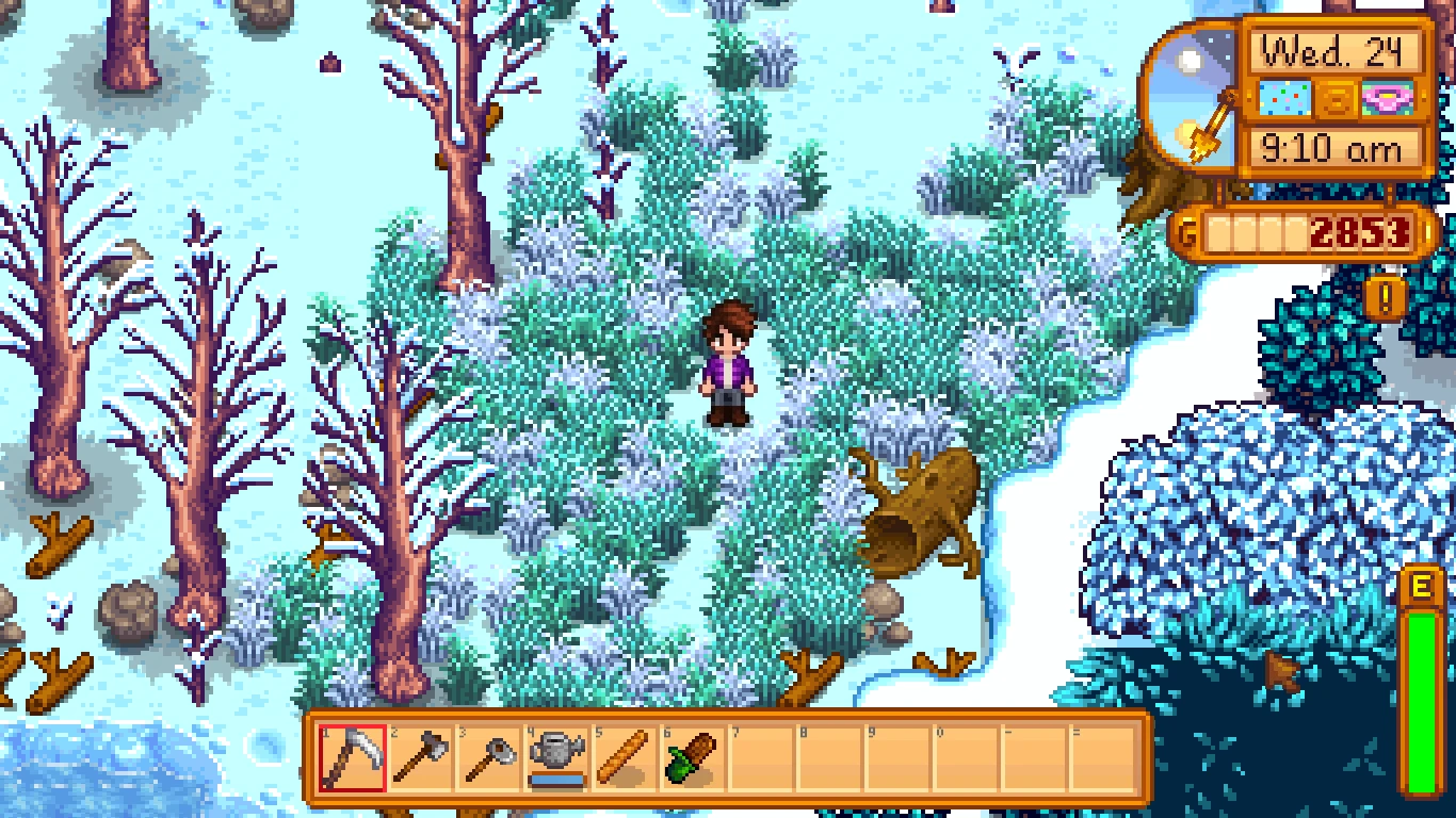 Stardew valley snow yam где найти