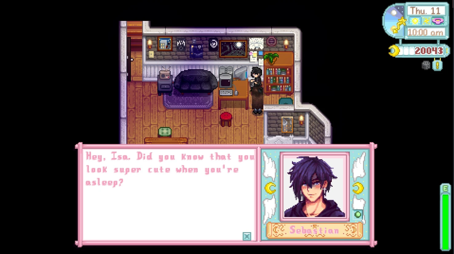 Isas Yandere Sebastian Dialogue Expansion At Stardew Valley Nexus All in on...
