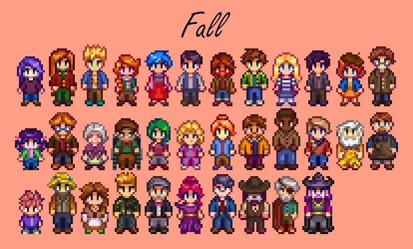 Seasonal Outfits - Slightly Cuter Aesthetic At Stardew Valley Nexus 