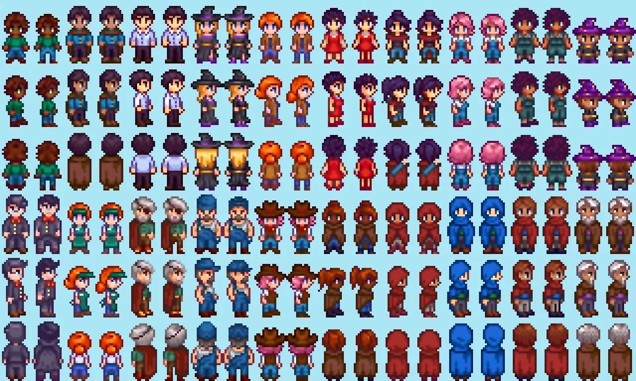 Seasonal Outfits Slightly Cuter Aesthetic For Sve At Stardew Valley Nexus Mods And Community