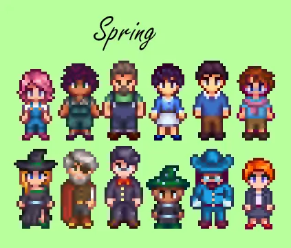 Seasonal Outfits - Slightly Cuter Aesthetic for SVE at Stardew Valley ...