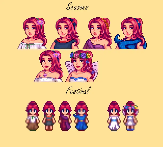 Seasonal Outfits - Slightly Cuter Aesthetic at Stardew Valley Nexus - Mods  and community