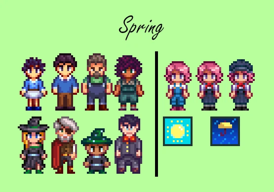 Seasonal Outfits for SVE (Vanilla Style) at Stardew Valley Nexus - Mods ...