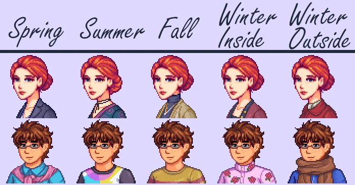 Seasonal Outfits for SVE (Vanilla Style) at Stardew Valley Nexus - Mods ...