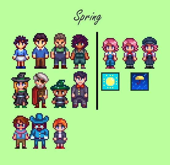 Seasonal Outfits for SVE (Vanilla Style) at Stardew Valley Nexus - Mods ...