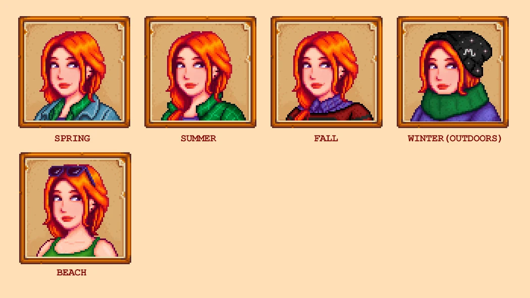 Leah new look (Seasonal) at Stardew Valley Nexus - Mods and community