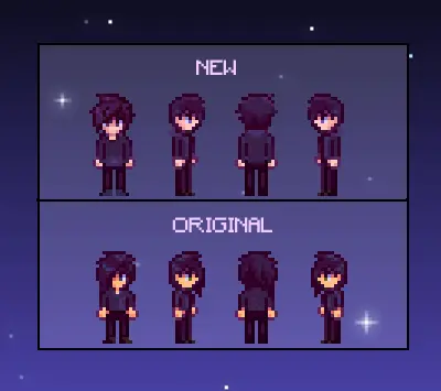 (CP) Taller and Cuter Sebastian at Stardew Valley Nexus - Mods and ...