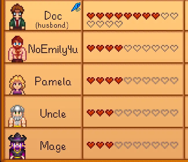 Nicknames for Npcs at Stardew Valley Nexus - Mods and community