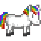 rainbow unicorn horse replacer