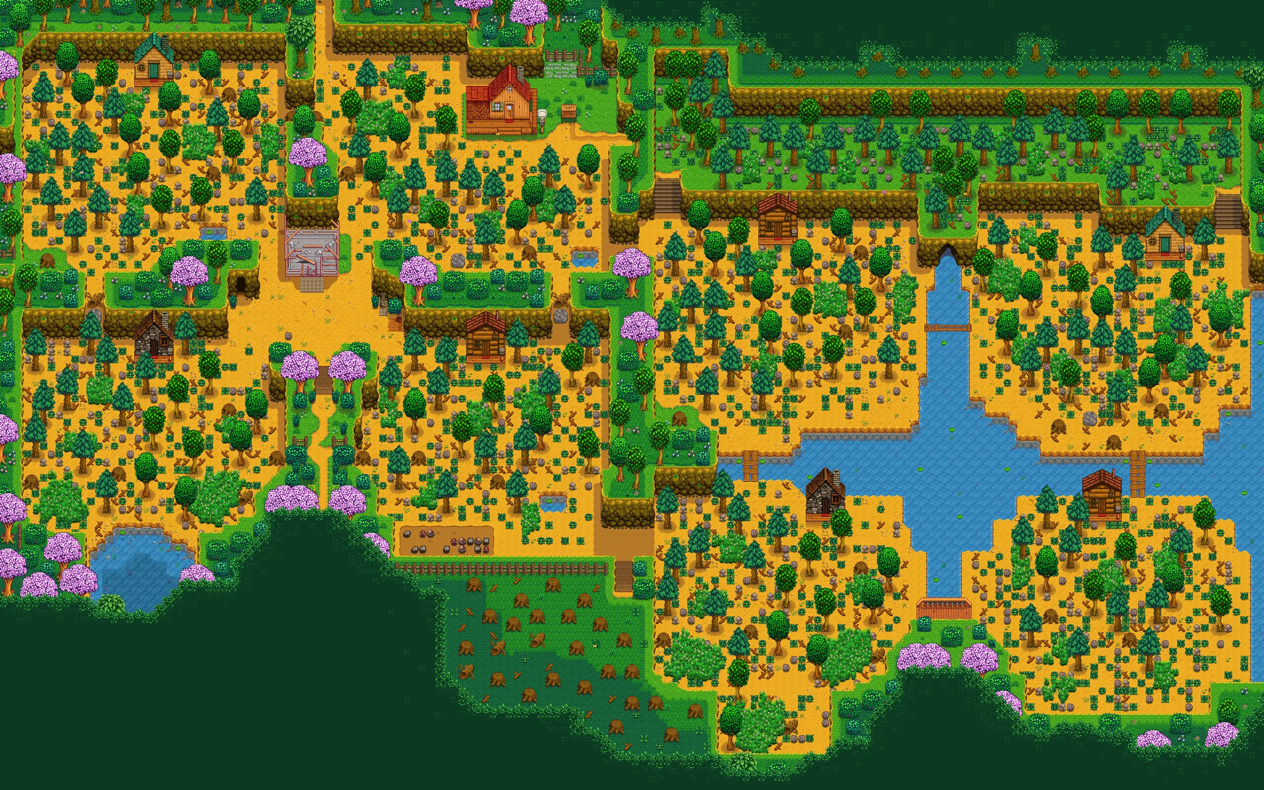 8 Corners Farm - Four Corners Farm Replacer At Stardew Valley Nexus 