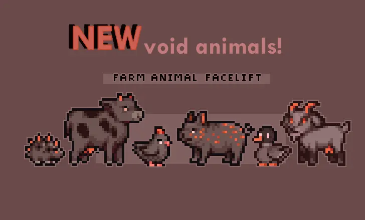 Farm Animal Facelift at Stardew Valley Nexus - Mods and community