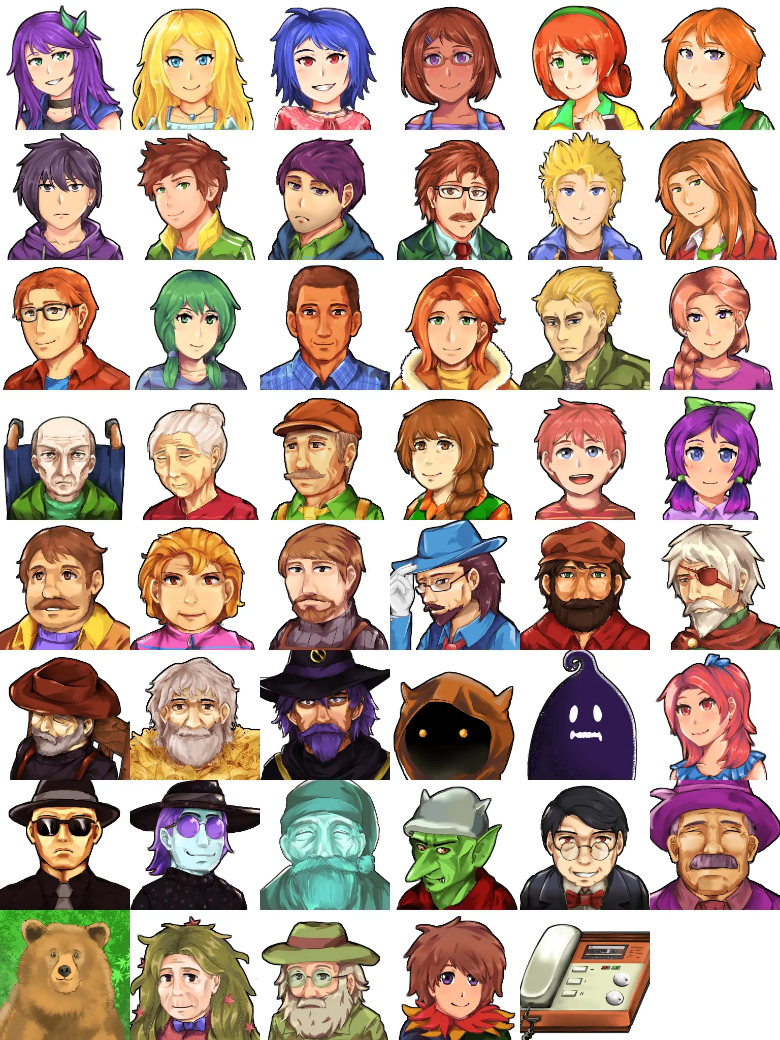 Breads Anime Portrait Reworked at Stardew Valley Nexus - Mods and community