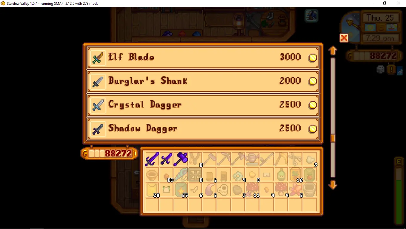 Marlon Sell More Weapon - Boots and Rings at Stardew Valley Nexus ...