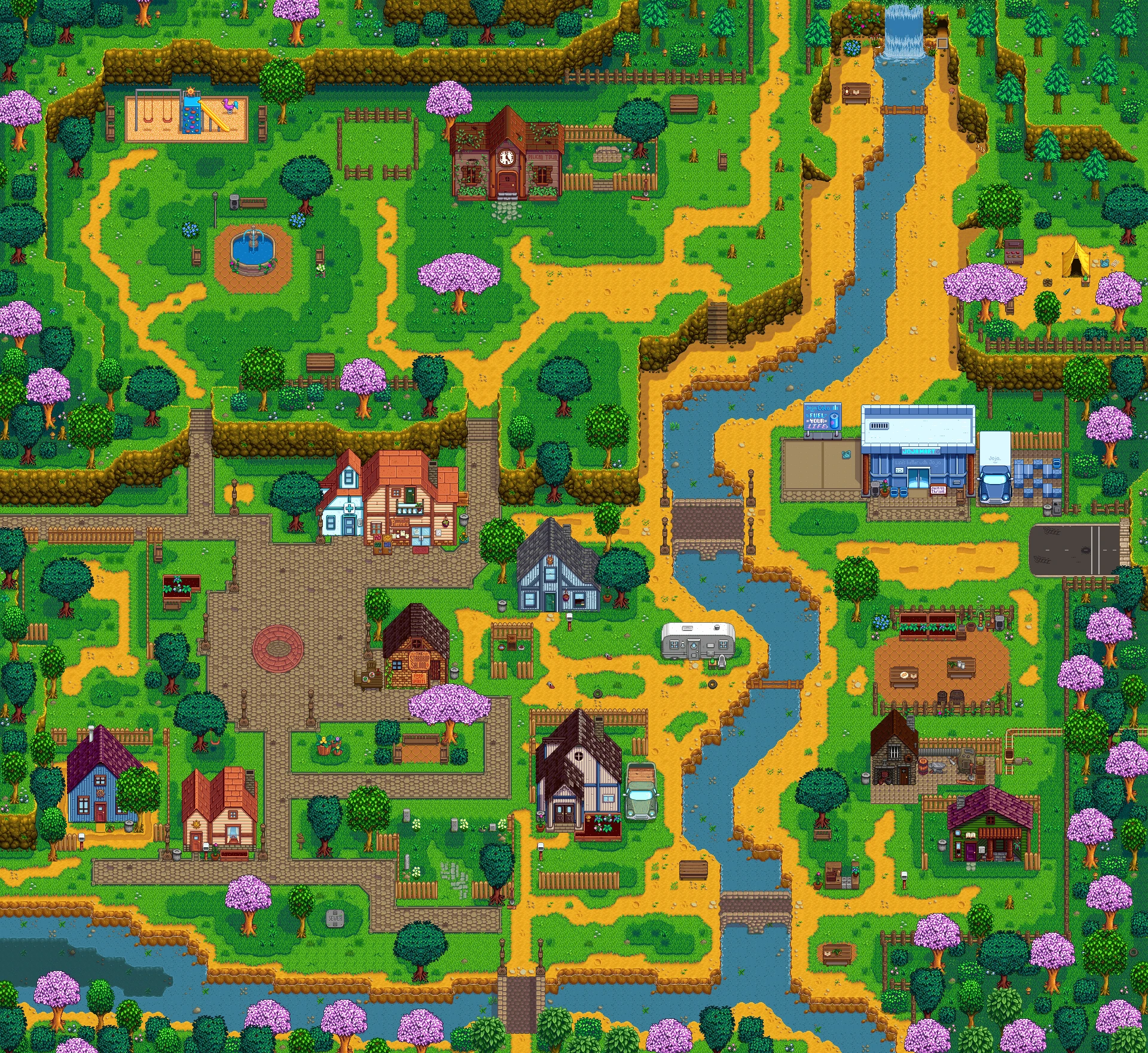 Revised Town at Stardew Valley Nexus - Mods and community