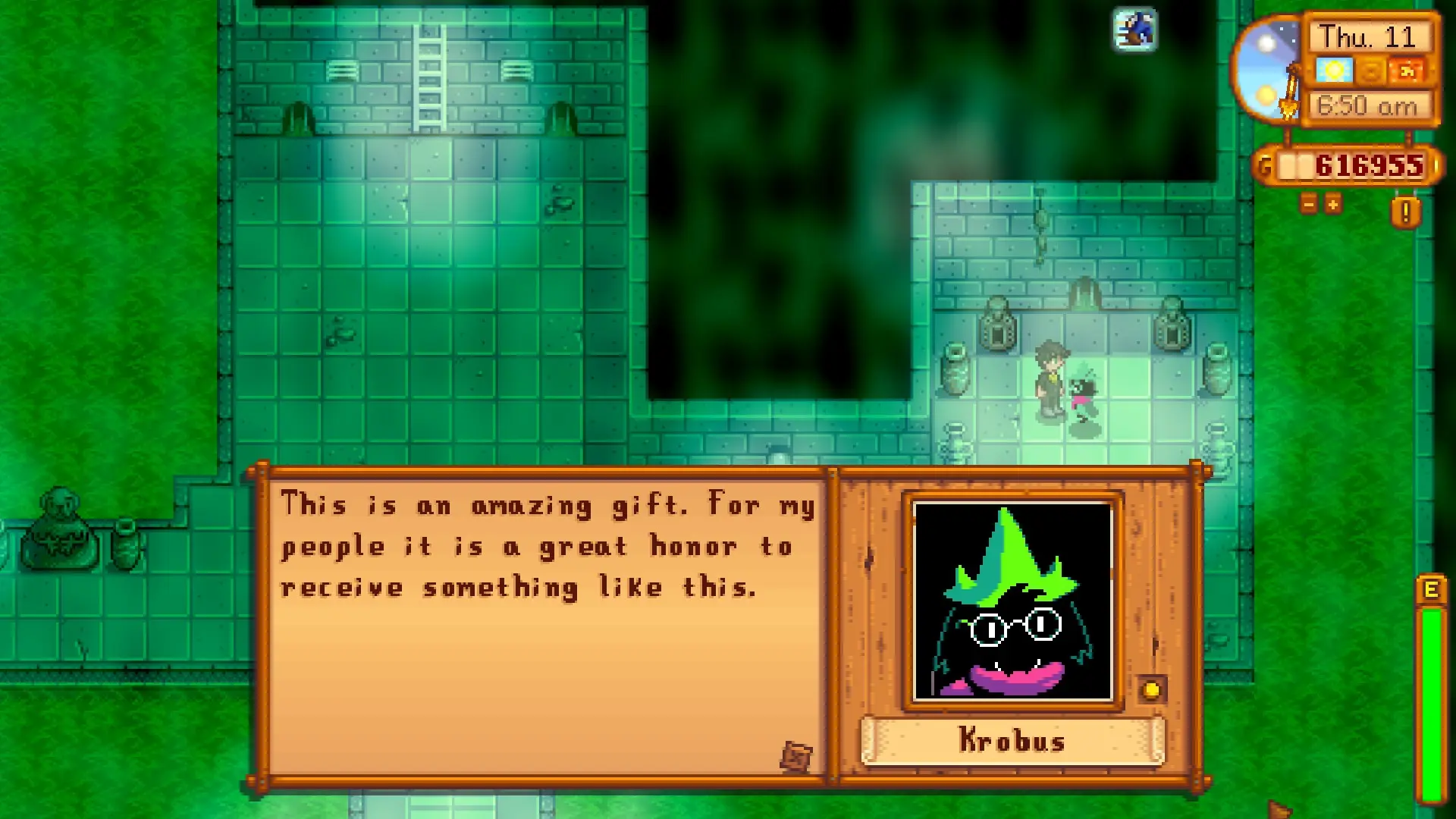 Krobus sprite and portrait replacer on Ralsei from Deltarune at Stardew ...