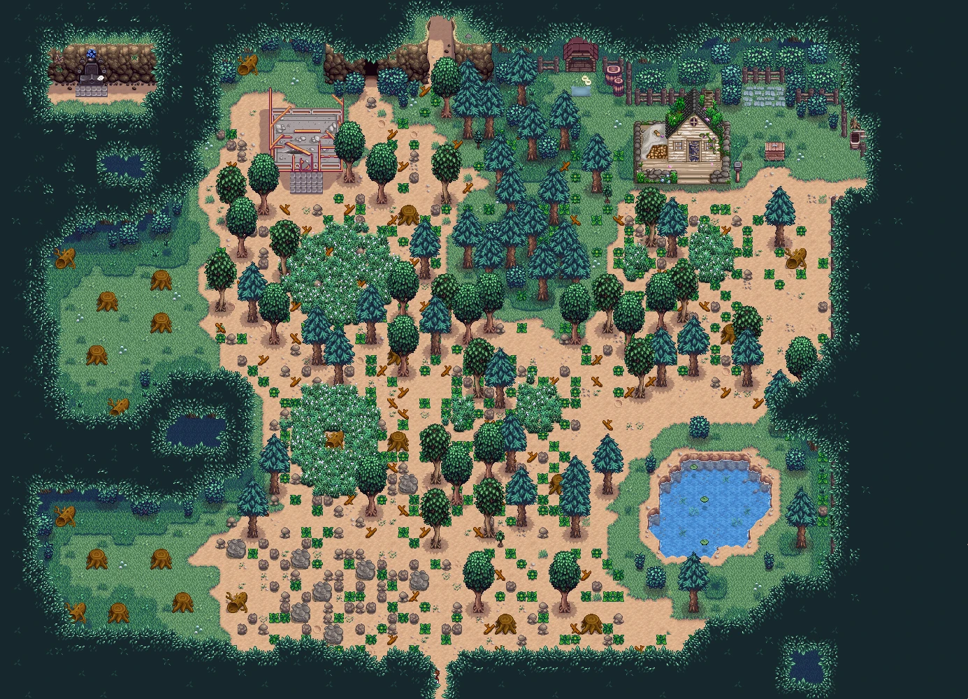 Stardew valley expanded карта