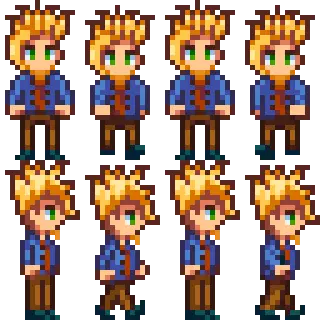 Sam Outfit And Eye Color Choices At Stardew Valley Nexus Mods And Community