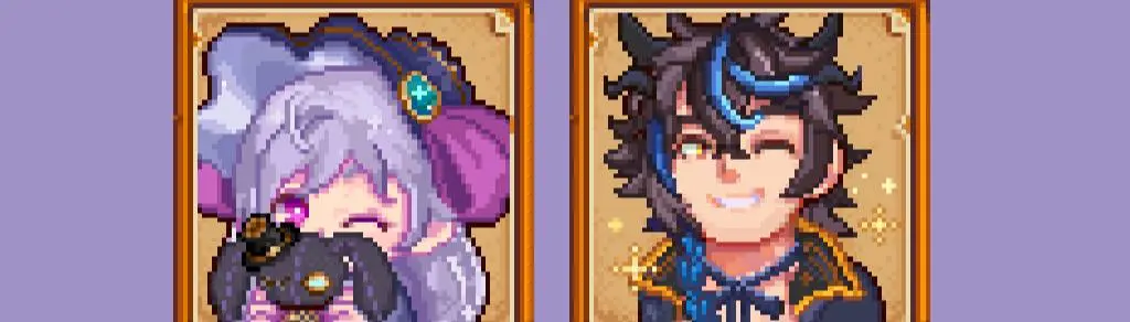 Nyapu-style's Lavril and Lucikiel Portraits at Stardew Valley Nexus ...