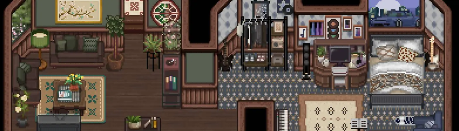 Interiors of Pelican Town - Sam Vincent Jodi Kent at Stardew Valley ...