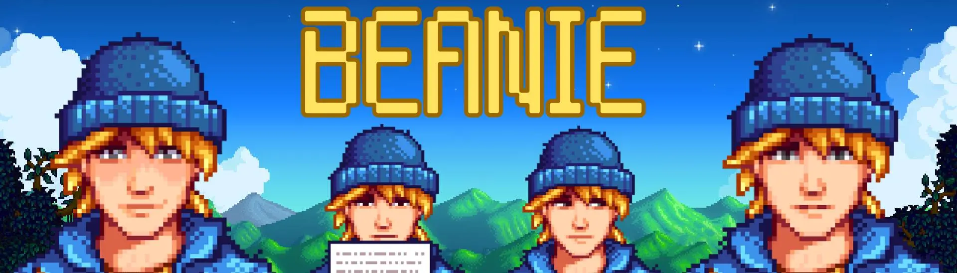 Sam Portrait and Sprite with a Beanie at Stardew Valley Nexus - Mods ...