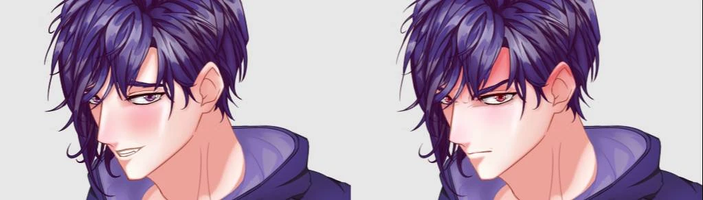 Steam Workshop::cool anime boy with purple eyes