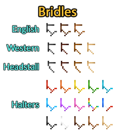 Bridles and halters