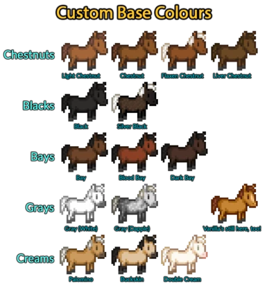 Custom base colours